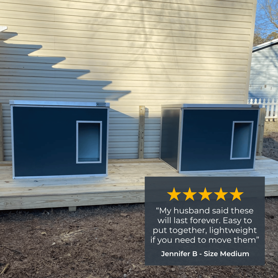 CozyCube Coldroom Panel Insulated Dog House