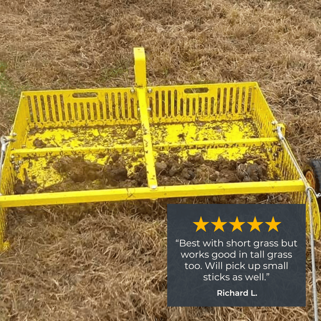 Scoop'N'Tow 2-in-1 Field Cleaner and Trailer