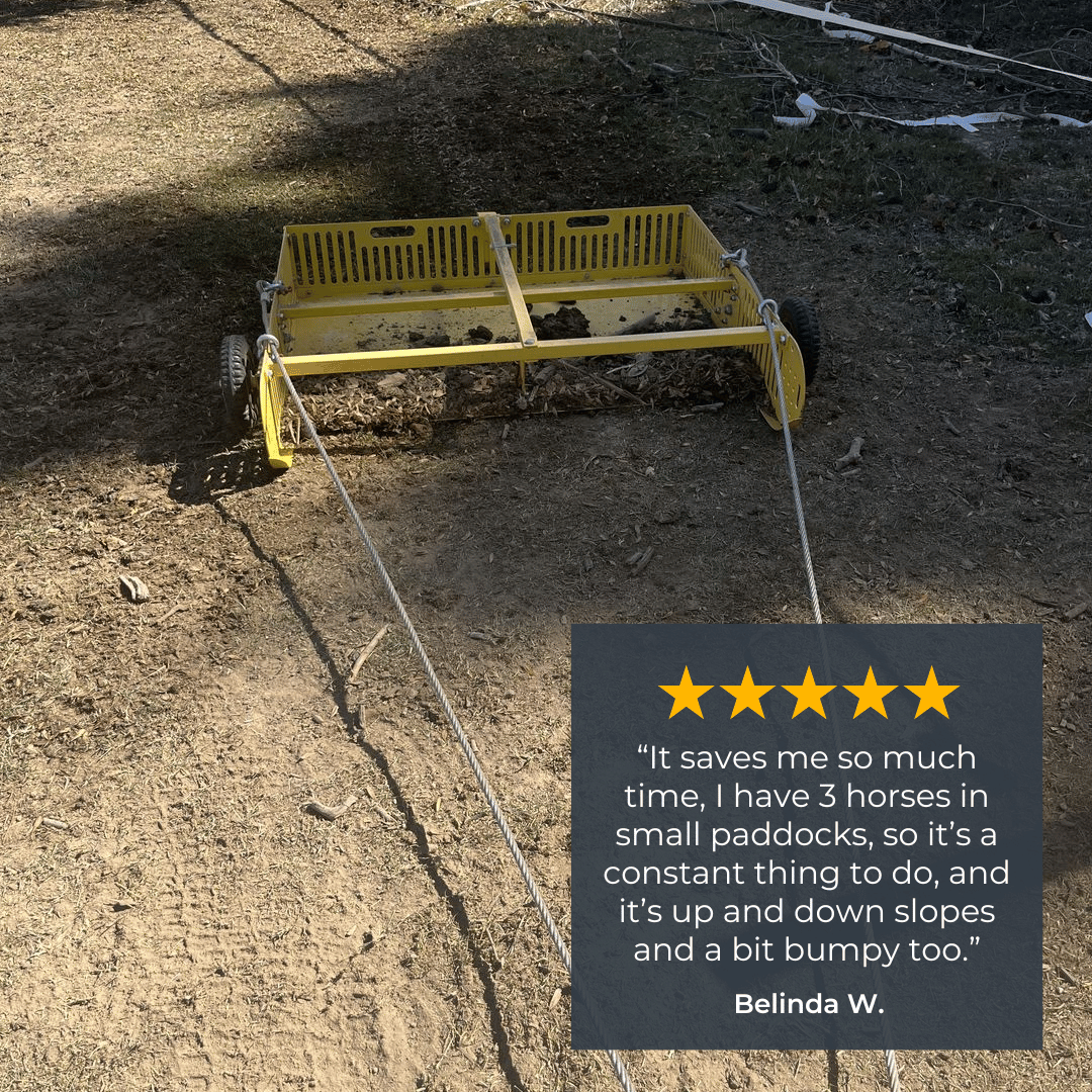 Scoop'N'Tow 2-in-1 Field Cleaner and Trailer