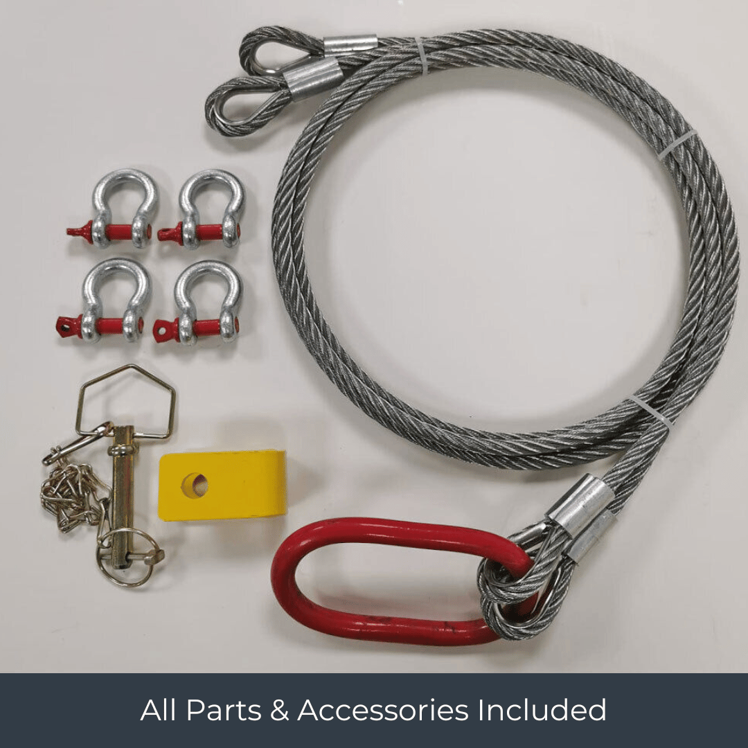 Scoop'N'Tow 2-in-1 Field Cleaner and Trailer