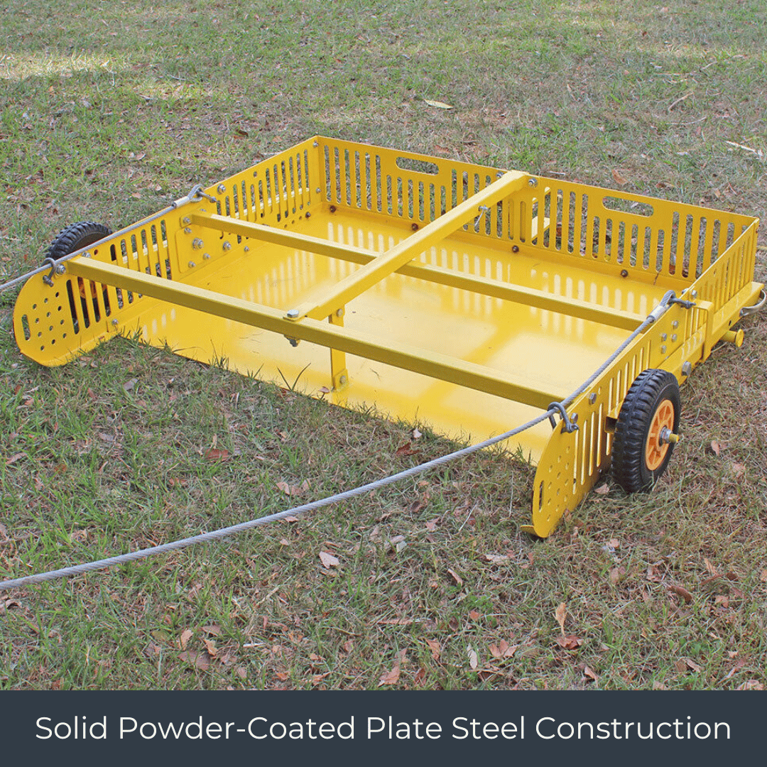 Scoop'N'Tow 2-in-1 Field Cleaner and Trailer