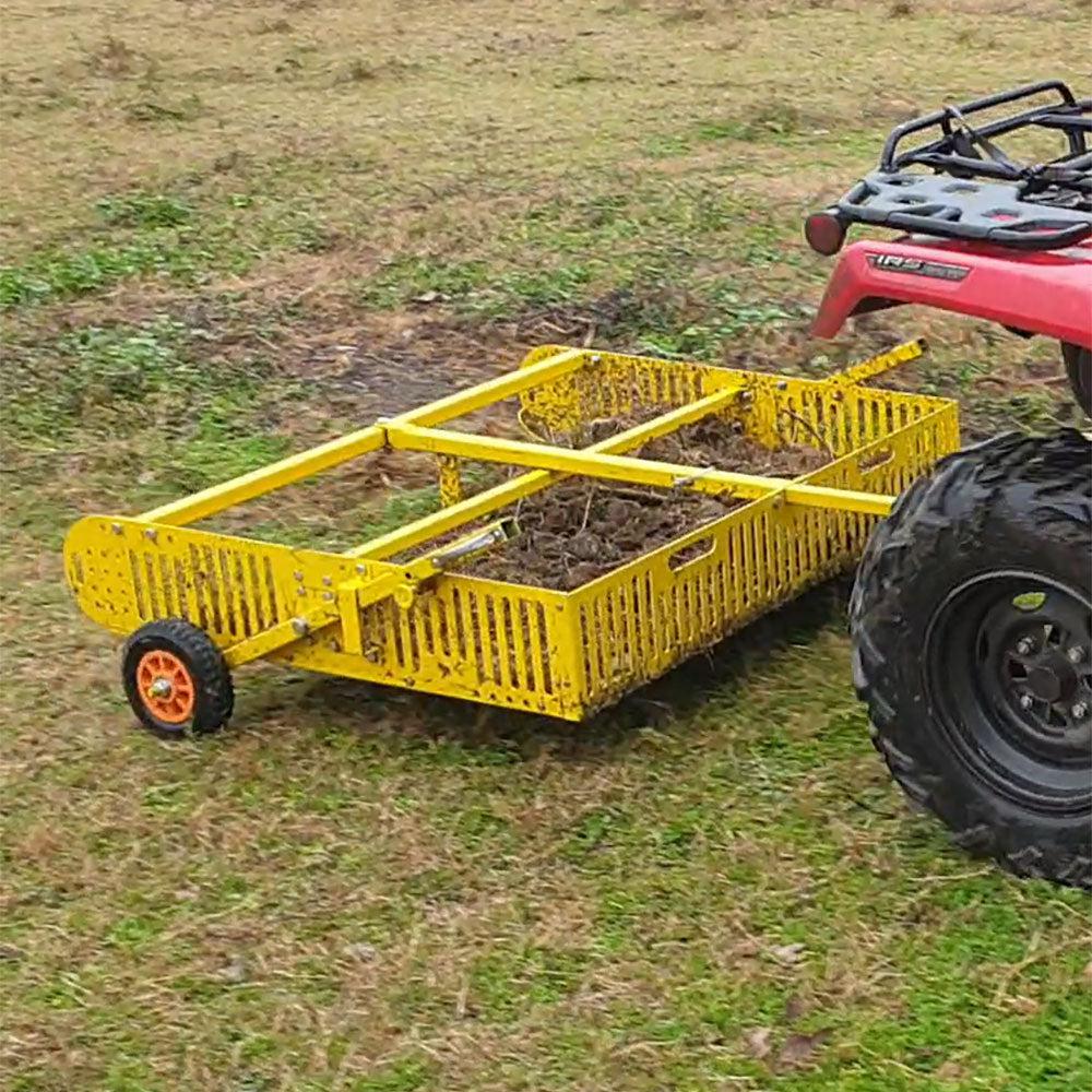 Lander - "Scoop'N'Tow" 2-in-1 Field Cleaner and Trailer